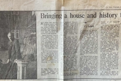 Press clippings Newark Park